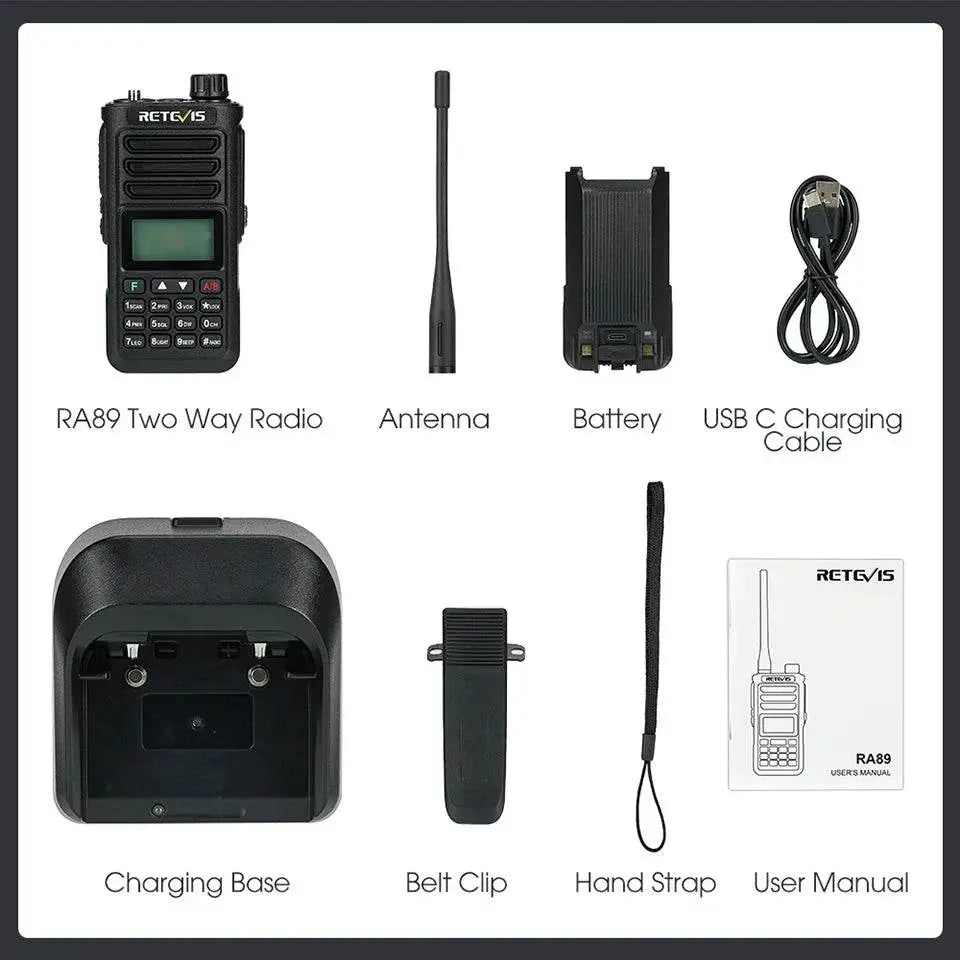 Talkie Walkie Retevis RA89 - Unviers Talkie