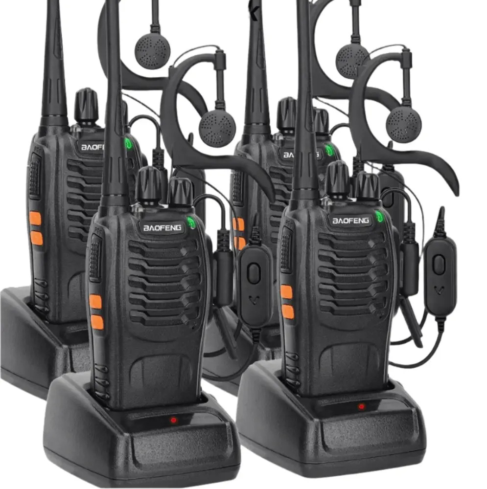 Pack de 4 Talkies Walkies longue portée Baofeng BF-888S V2 - Unviers Talkie