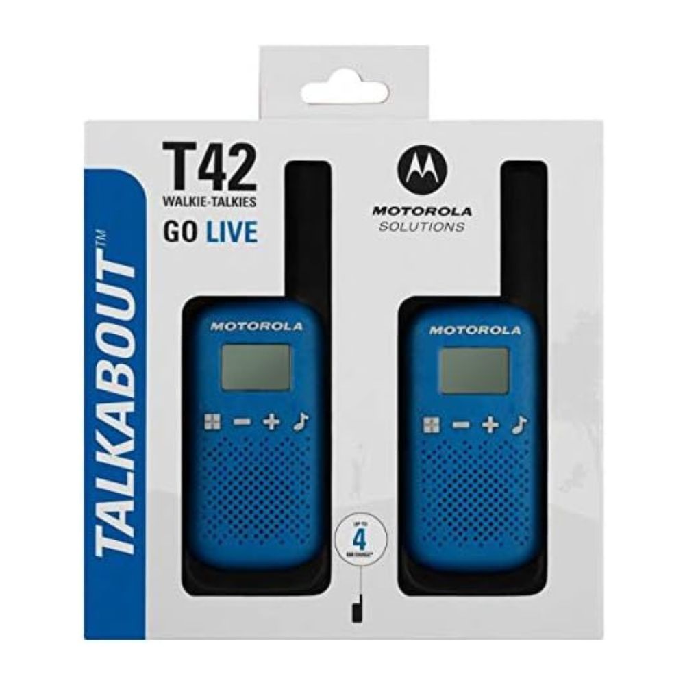 Talkie Walkie Motorola T42 Duo Bleu - Univers Talkie™
