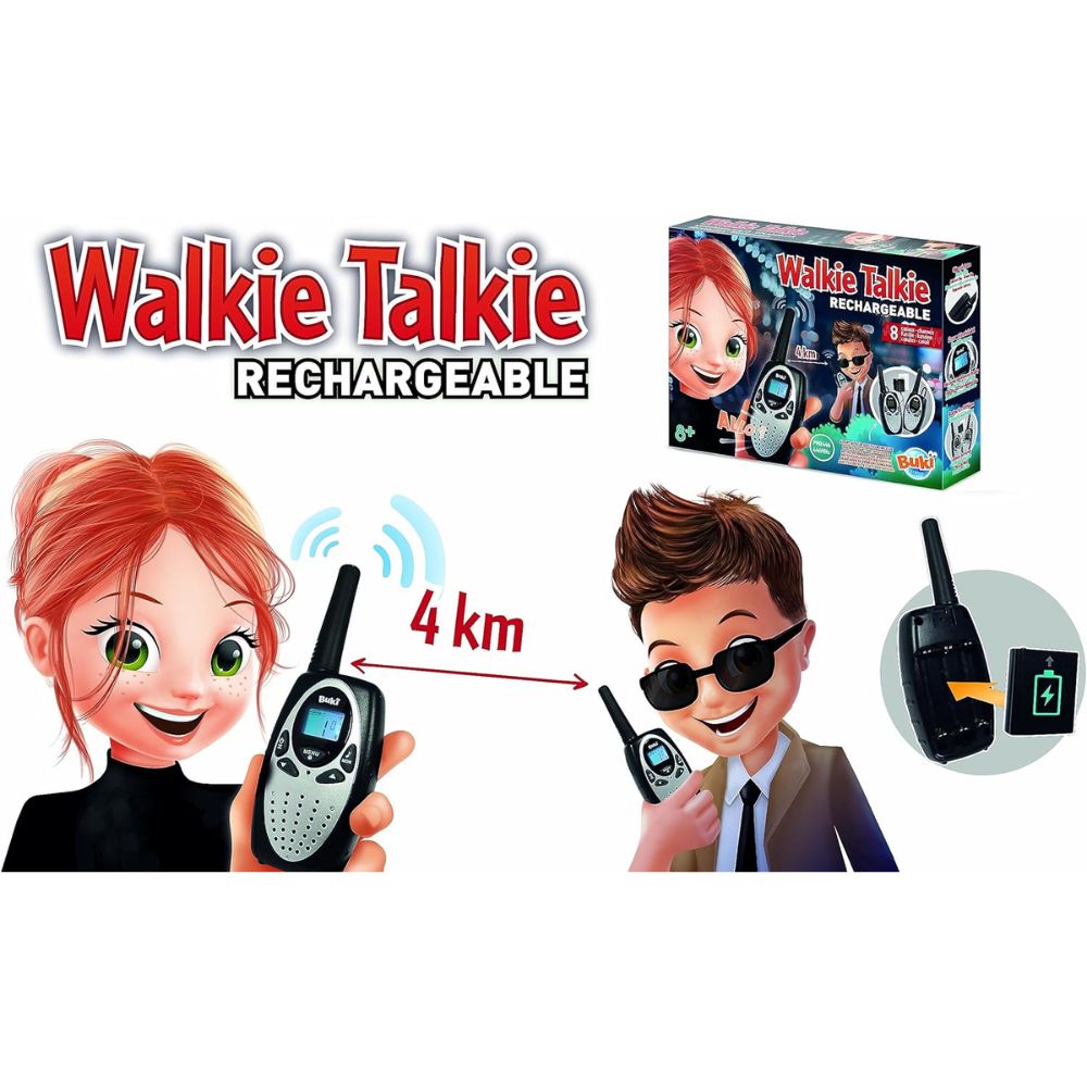 Talkie Walkie Buki Rechargeable - TW02
