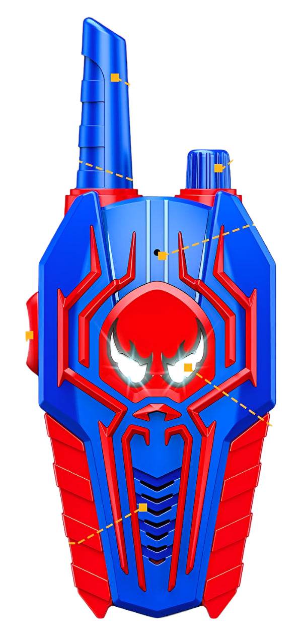 Talkie Walkie Super-Héros enfant bleu et rouge- Univers Talkie