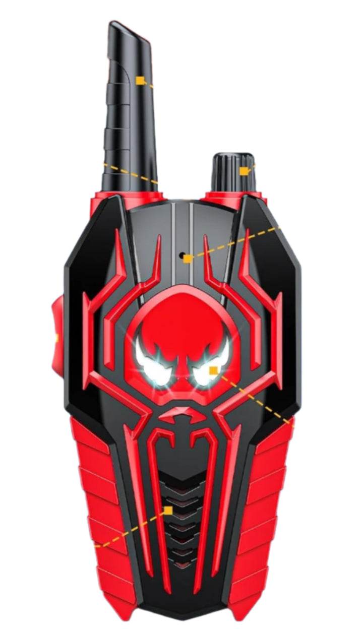 Talkie Walkie Super-Héros enfant noir et rouge- Univers Talkie