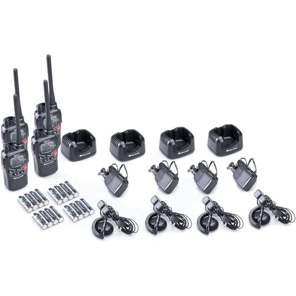 Coffret de 4 Talkies Walkies Midland G9 Pro